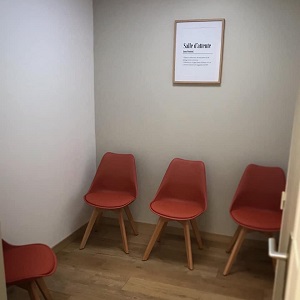 Cabinet de Marie Berkmans orthophoniste, salle d'attente